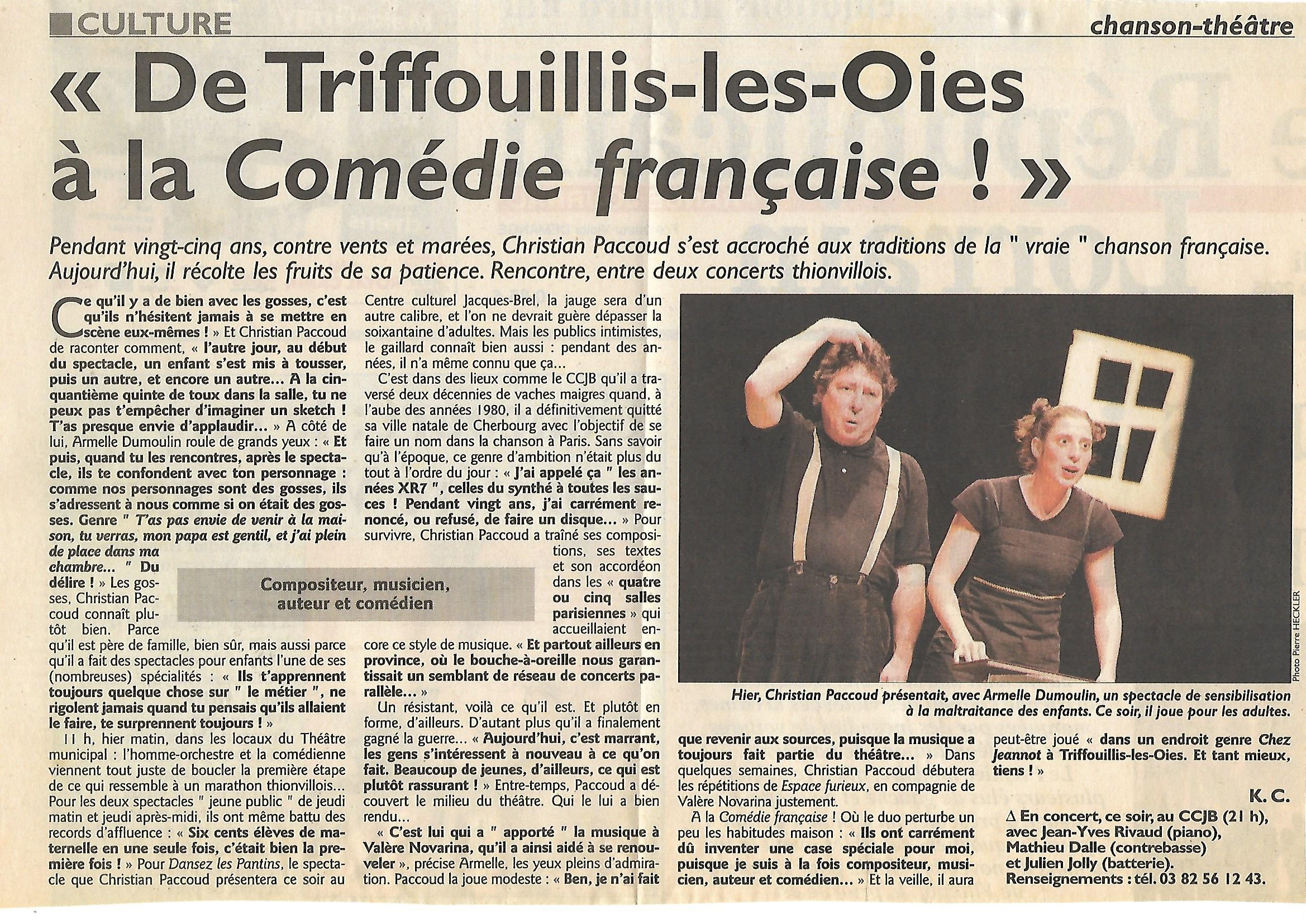 ARTICLE THIONVILLE